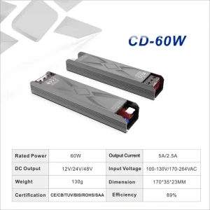 Switching Power Supply IP20 60W 75W 100W 120W 150W 200W 250W 360W AC to DC 12V 24V LED Driver