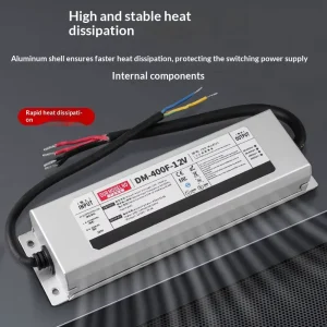 Switching Power Supply IP68 Waterproof Underwater Light Outdoor LED Wall Washer 220V to 24V Light Strip Transformer Full Power