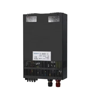 Switching Power Supply S-3000W-12V 12V 250A AC-DC for Industrial Equipment