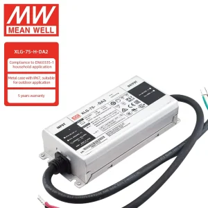 Switching Power Supply XLG-75-H-DA2 75W Constant Power Mode with DALI-2 Dimming Function LED Driver