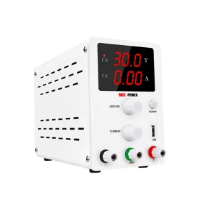 Switching Regulated 3 Digits 30V 10A Adjustable DC Power Supply Variable with 5V 2A USB Output