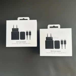 T4511 45W PD Power Adapter with 5A USB-C to USB-C Cable for Samsung Galaxy S25 S24 S23 S22 Ultra and Note 20