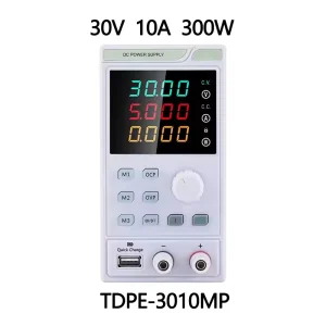 TDPE 3010MP High Voltage 30V 10A Variable Adjustable Programmable Micro Lab Bench Switching Power Supply