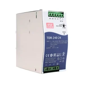 TDR-240 Switching Power Supply TDR-240-24V48V TDR-240-48 DIN Rail Type 380V Three-Phase 240W 10A/5A DC DRT