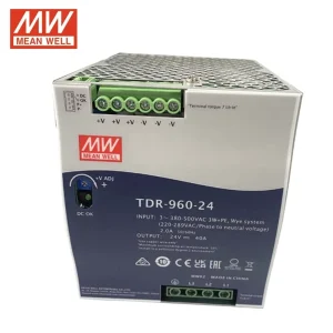 TDR 960 24 960W 24V 40A Power Supply Single Output DIN Rail High Input Voltage Switching Power Supply