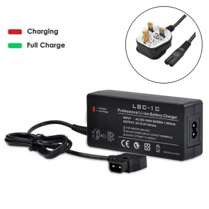 TPF 16.8V 3A V Mount Battery Charger ABS Wireless Power Supply Adapter D Tap 20W for Car Wireless Phone Features OTP DC