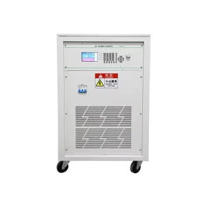 Three Phase 45kVA Programmable AC Power Supply 45Hz 400Hz Variable Frequency Converter 0 300V Output CE RoHS for