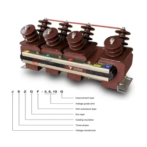 Three-Phase Anti-Ferroresonance Voltage Transformer JSZJK-3Q/6Q/10Q 3.6kV-12kV for Switchgear Project Specification