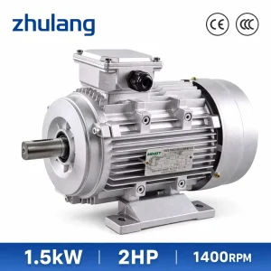 Three Phase Asynchronous Motor IE3 YE3 90L 4Pole 1.5KW 1500RPM 380V Electric IP55 Copper Wire IEC60034 OEM ODM