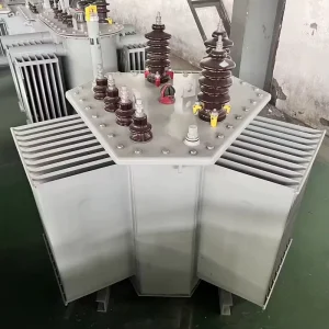 Three Phase Copper Wound Core Voltage Transformer Kv Model S13 M RL High Efficiency 0.98 50 60Hz