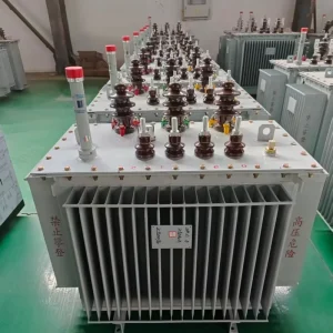 Three Phase Low Loss Oil Immersed Distribution Transformer Moisture Proof Power Distribution
