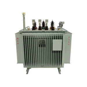 Three Phase Oil Immersed Power Distribution Transformer 10kV/0.4kV 500kVA 1000kVA Dual Winding Copper Winding Steel Tank