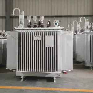 Three Phase Oil Immersed Power Transformer 35kV Input 380V Output High Efficiency Copper/Aluminum Coils Substation