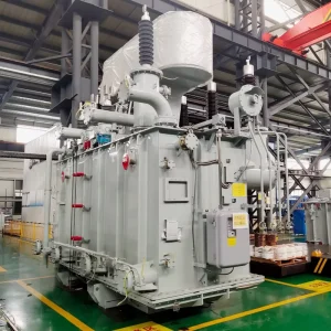 Three Phase Oil Immersed Power Transformer 400kV 132kV OLTC High Voltage Distribution Transformer