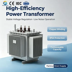 Three Phase Oil Immersed Transformer 800kva-1500kva 50Hz 6kv-35kv High Quality Model 11 Factory Power Transformer