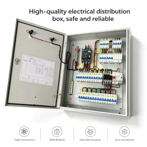 Three Phase Power Panel Board 200A Electrical Distribution Box for Construction Sites and Factory Power Systems