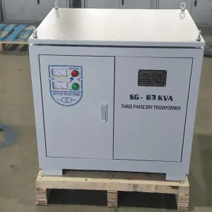 Three Phase Power Transformer 63kVA Capacity 480V Output 60Hz Isolation 220V 110V Coil Transformers with 380V 440V Options