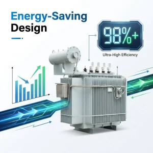 Three Winding Oil Immersed Distribution Transformer IEC Standard with Conservator 2500kva Model S11 Layer Coil 400V Output