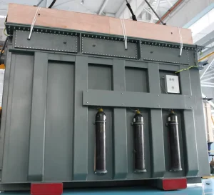 Three or Single Phase Power Transformer 66kv Input Voltage Range 10.5kv Output Voltage 50Hz Frequency