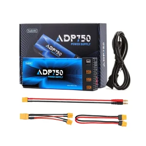 ToolkitRC ADP750 750W Industrial Power Supply AC to DC 12V Server Fast RC Charger with XT60 4mm Bullet Type C PD3.0