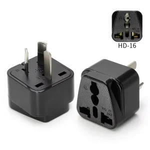 Travel Plug Adapter Portable Multi-Function Power Converter Universal to Type I Compact