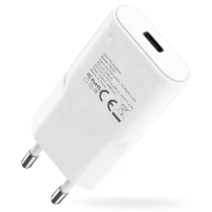 Trend Beauty Product 20W Ultra-Thin Fast Charger Single USB-C PD Wall Charger Daily Portable Travel Adapter EU Plug