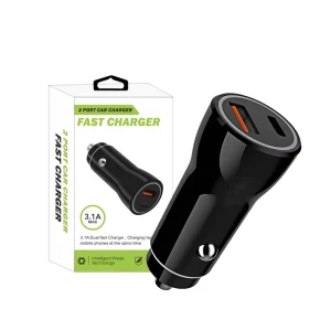 Trends Car Charging Accessories Dual Usb Car Charger Adapter Mult 2 Usb Port 3.1a Smart Car Charger for Mobile Phones