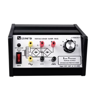 Triple Output 12V 5A AC DC Lab Bench Power Supply