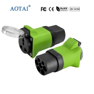 Type 2 to Universal Socket EV Power Adapter EV Charging Station to Multi Function AC Outlet EV Power Supply Adapter