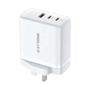 UK Pin Charger 65W USB-C QC3.0 PD PPS Fast Charger Adapter