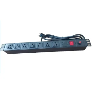 UK Power Distribution 9 Ways Pdu Rack Power Distribution Unit PDU 220V PDU C19