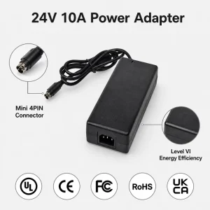 UL CE RoHS FCC PSE 240w 200w 180w 150w 12v 15v 19v 36v 48v 7.5a 8a 8.3a 15a 20a Switching Power Supply 24v 10a AC DC Adapter