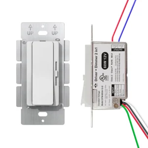 UL Listed LED Driver 12V 5A 60W 2 in 1 Constant Voltage With Dimmer DC12V LED Power Supply 5A LED Transformer UL LED Controller