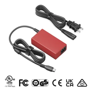 UL PD3.0 USB-C 65W PSU Charger Power Supply Adapter for K12 Chromebook Notebook Laptop Tablet Nintendo Switch