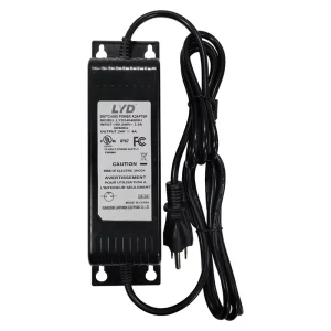 UL1310 Class 2 Certified 24V 4A Waterproof Power Supply Adapter with 96W Output for LED Strip CCTV Switching DC Power Supply