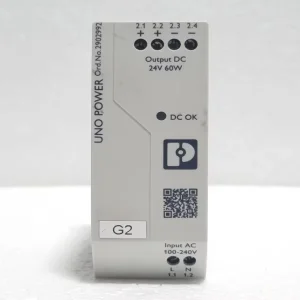 UNO-PS/1AC/24DC/60W 1-Phase DIN Rail Power Supply 100-240V Industrial Automation