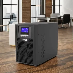 UPSEN Sun Star LV Series 1kVA Online UPS 110 120V Single Phase LCD Display Universal Socket Pure Sinewave Lead Acid Battery