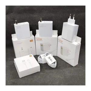 US EU Plug 120W PD Super Fast Charging USB-C Wall Charger Type C Portable for Xiaomi Mobile