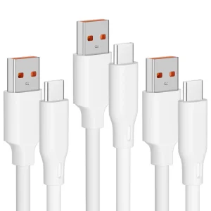 USB 2.0 Type C 120W 6A Fast Charging PD Cable with Pure Copper Conductor and Nylon Jacket