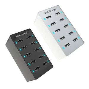 USB 3.0 Multi-Port Wall Charger, 50W, 5-8 Ports, 5V 1A/2A/2.4A