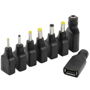 USB-A Female to DC 5.5×2.1mm Male Power Adapter with PVC Jacket 5V Converter for USB Charger to DC Devices Projector Speaker