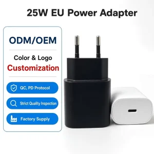USB-C PD 25W Wall Charger Travel Adapter for Mobile Phone