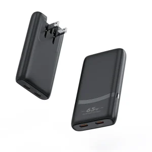 USB C Power Adapter PD 65W GaN Charger Dual Type C Charger for iPhone 15 Fast Ultra Thin Portable Charging EU US UK Plug PD 3.0