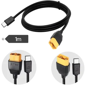 USB C to XT60 Male Connector PD Fast Charging Cable RC Car Boat FPV Model Battery Emergency Charge Cord
