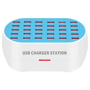 USB Charger 12 18 24 30 Ports 5V 2.4A Fast Intelligent Identification Multi-port USB Charger Charging Station