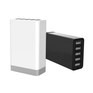 USB Charger 40W USB Charging Hub 8A 5-Port Desktop USB Charging Station