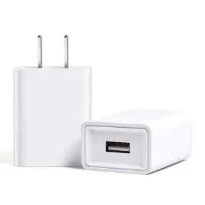 USB Charger Power Adapter 5V 1A US Plug 12V 2A Mobile Phone White OEM ABS Wall Charger 5W 30g