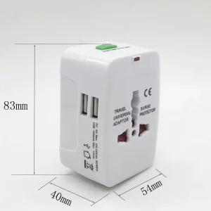 USB Travel Power Charger Adapter Universal International UK AU EU US Plug Adapter for Laptop Camera