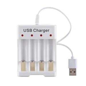 USB Universal Charger AA5 and AAA7 Ni MH Rechargeable Battery Dual use Charging Stand 4 Slits Smart Separate Charges
