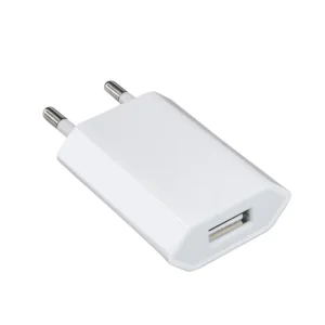 USB Wall Charger 5V 1A 5W PD for Mobile Phone Tablet Earphone Smart Watch US EU Plug ABS Material